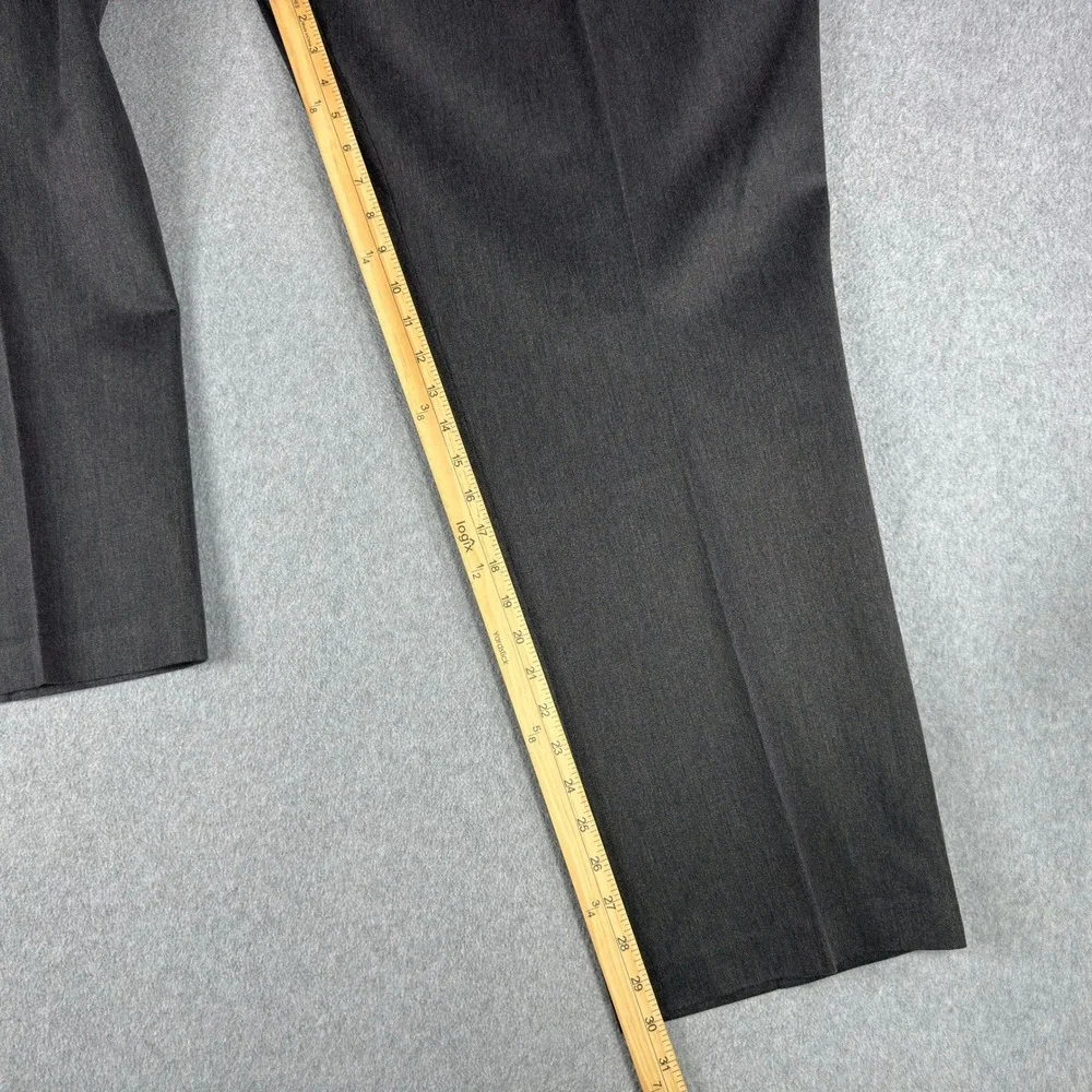 Dockers Pants D3 Mens 50x30 Big & Tall Navy Gray Pleated Flex Comfort